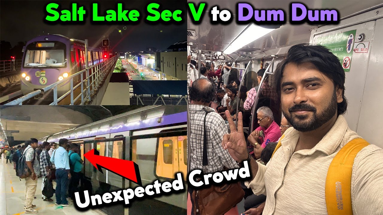 Record Passengers at East-West Metro in Kolkata Metro | Howrah Maidan to Salt Lake Sector V | EP 431