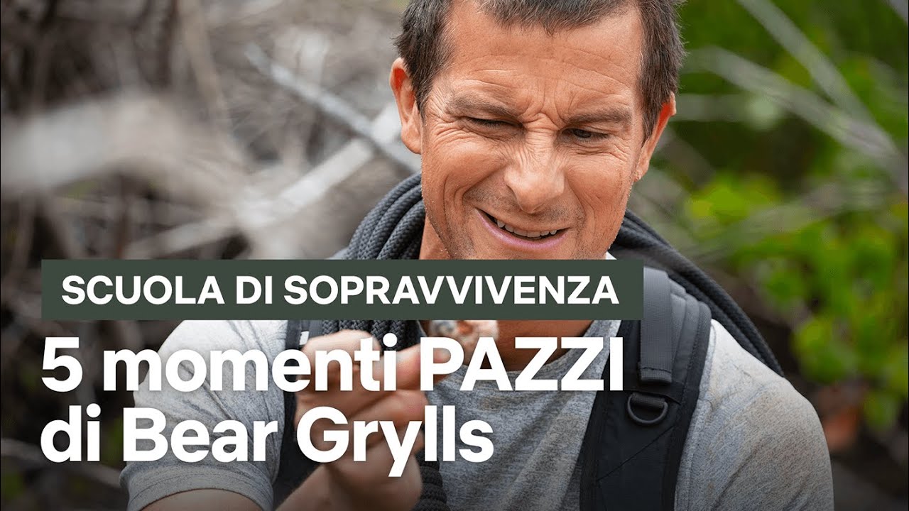 Bear Grylls mangia le ghiande da una ME**A di ORSO in Scuola di sopravvivenza | Netflix Italia