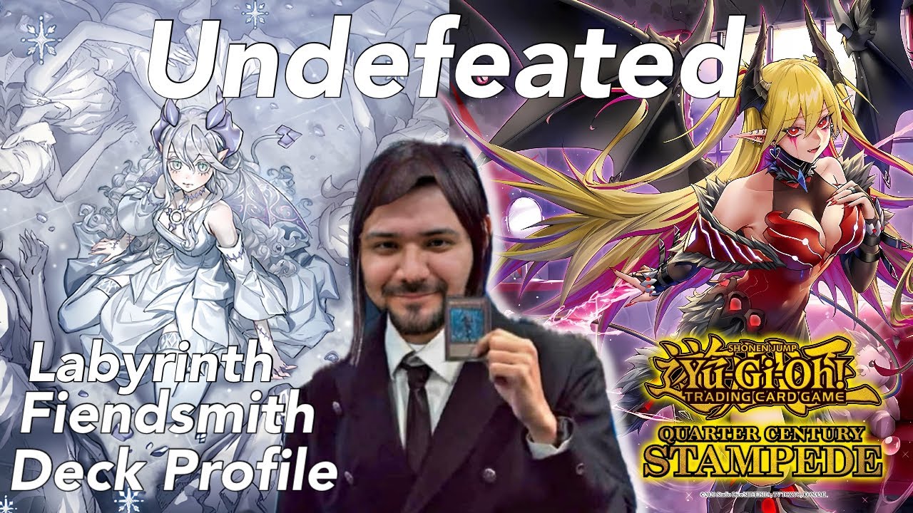 YU-GI-OH! - UNDEFEATED AT 2 RARITY COLLECTION STAMPEDE TOURNAMENTS LABYRINTH FIENDSMITH DECK PROFILE