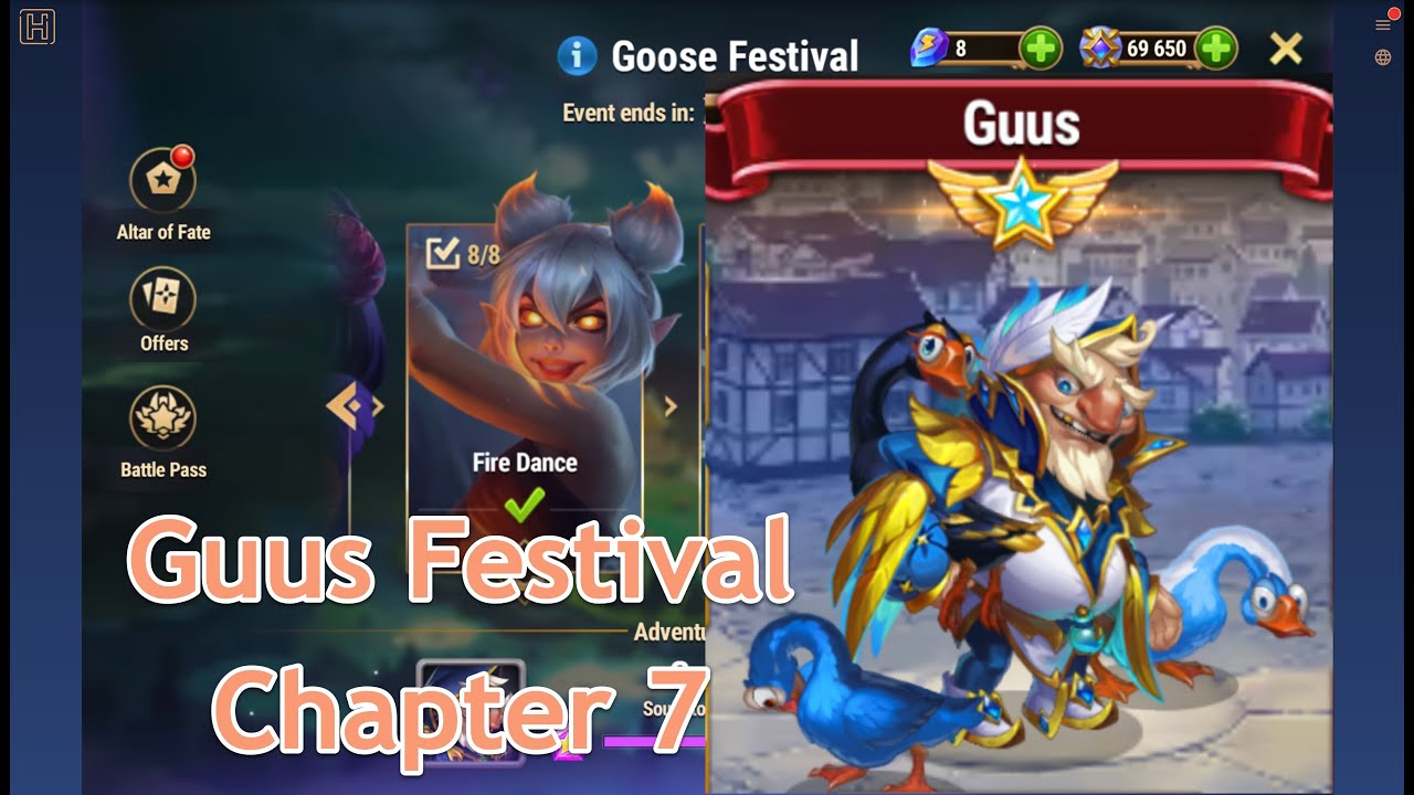 Guus Festival Chapter 7, Polar Terror, Easy Win, Hero Wars Dominion Era