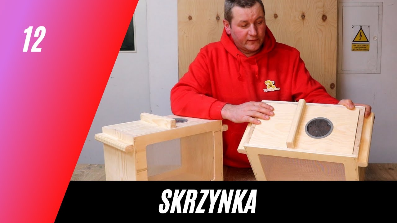 Skrzynka do zsypywania pszczół, pakiety pszczele, zsypańce, PolskiMiodek
