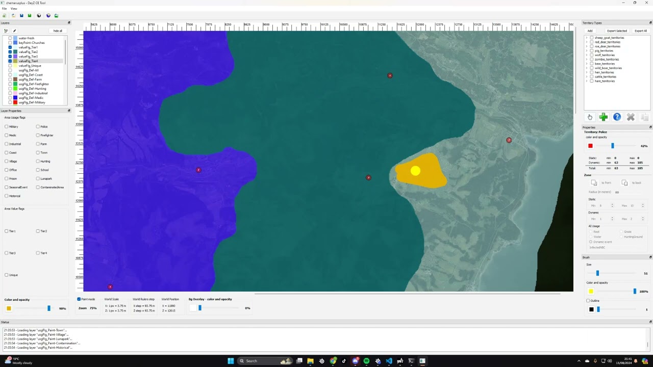 How to edit the loot tiers around the map in Dayz