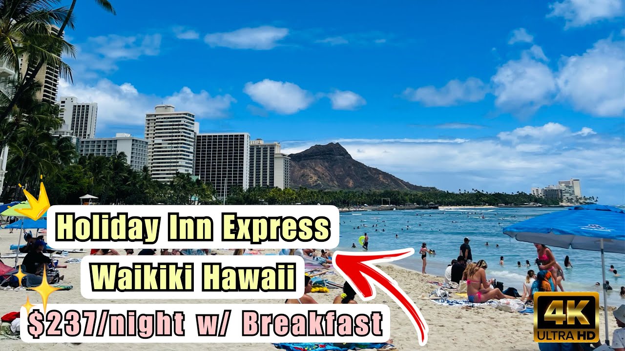 Affordable Hotel in Holiday Inn Express Honolulu Hawaii $237/ night w/Breakfast #staycation #travel