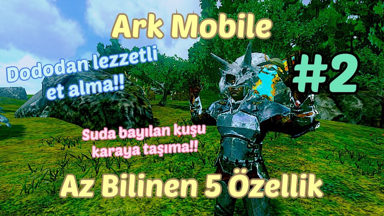 Ark Mobile Az Bilinen 5 Özellik #2 Dododan Lezzetli Et Mi??