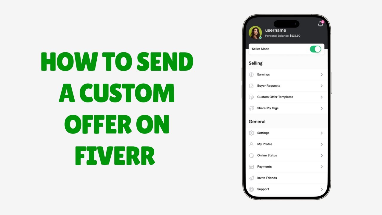 How to Send a Custom Offer on Fiverr | Quick Guide