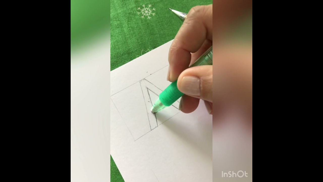 Letra A BLOCADA - Como fazer?