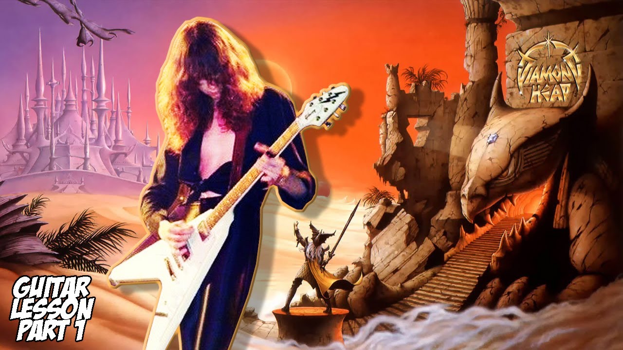 DIAMOND HEAD Borrowed Time Guitar Lesson Part 1