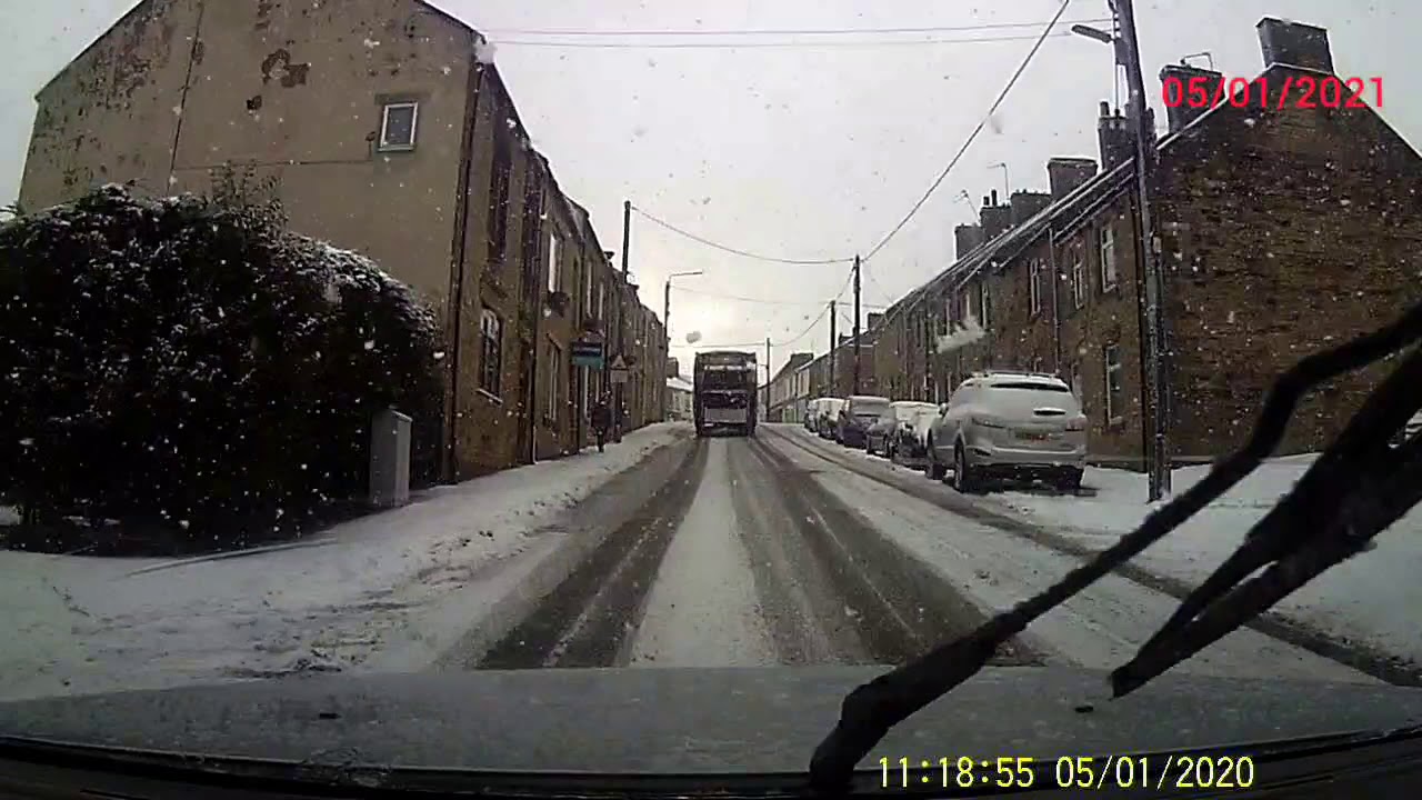 a Ride through Consett 2021|Snow Fall|From Shotley Bridge
