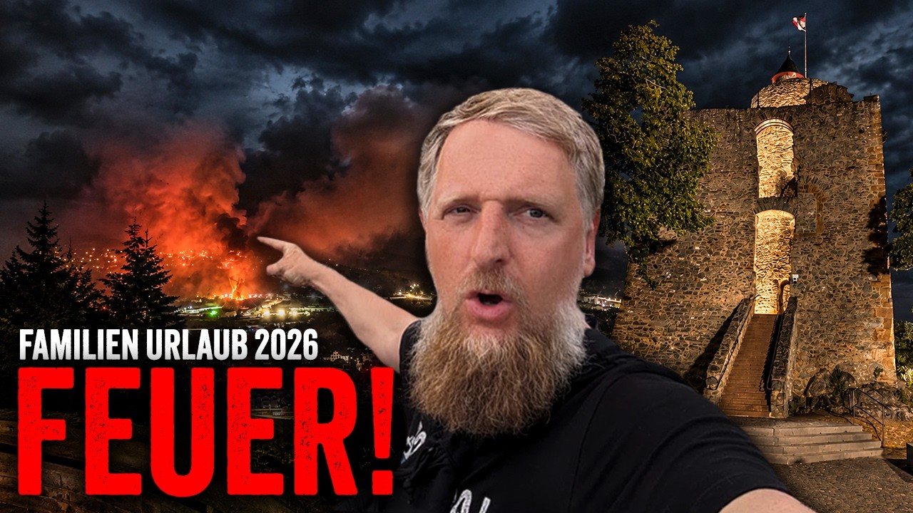 Rauch &uuml;ber Saarburg und nachts hoch zur Burg! - Familien Urlaub 2026 - Teil 3/3