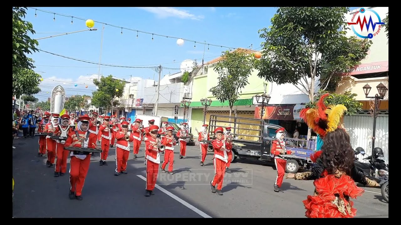 Parade Drumband SD-MI Kabupaten Nganjuk 2023