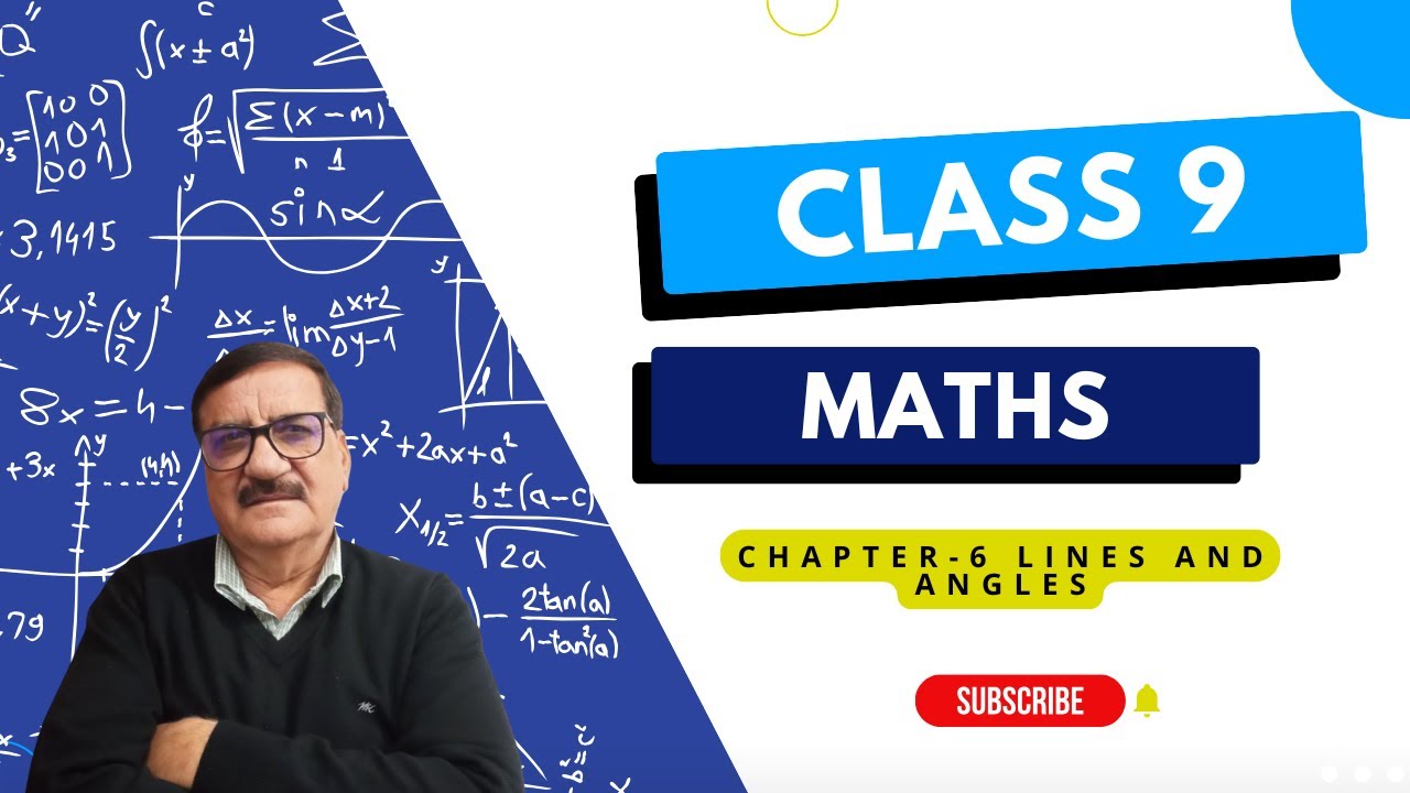 Chapter-6 Lines and Angles Class 9 CBSE, Axioms, theorems, and examples