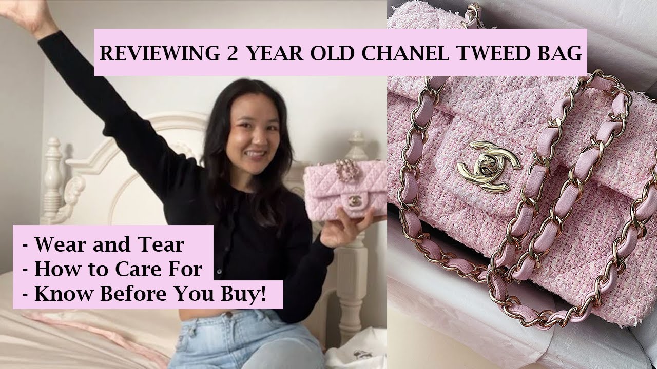 CHANEL Tweed Bags: Reviewing Wear + Tear, Worth It? How to Care for and How They Age Over Time