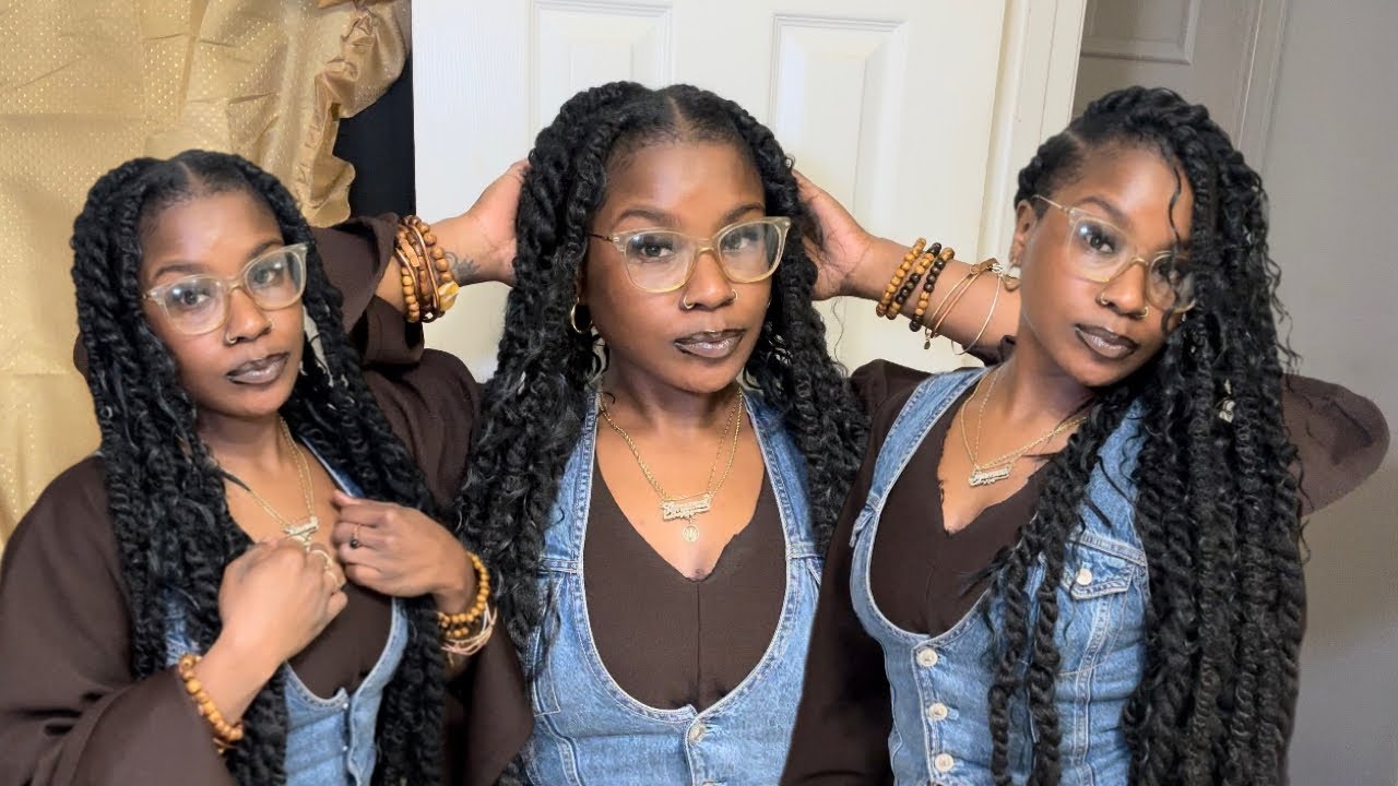 quick & easy boho twist | 4C hair