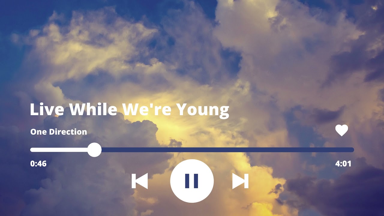 Live While We're Young - 1D (slowed+reverb)