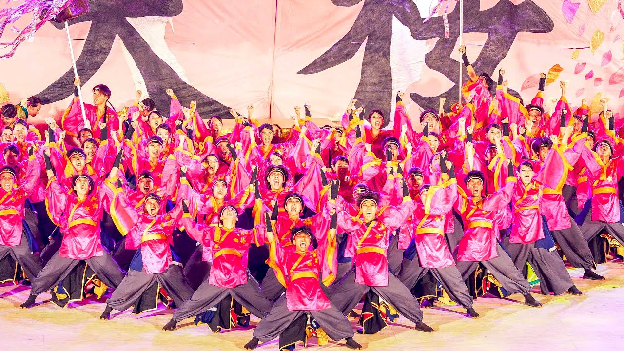 [4K] 京都よさこい連 心粋 【ファイナル演舞】　にっぽんど真ん中祭り 2024 どまつり 日曜日 (中央)