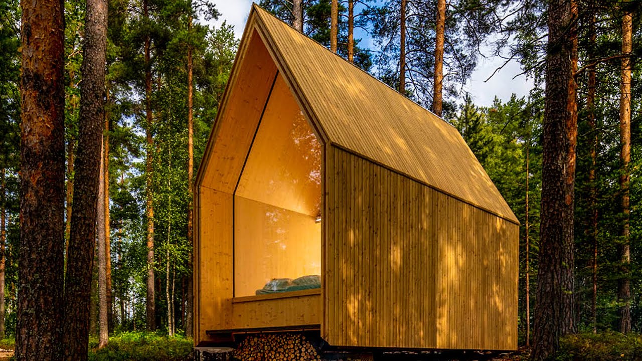 Крошечные архитектурные домики 🏡 Уникальный дизайн ⛺
