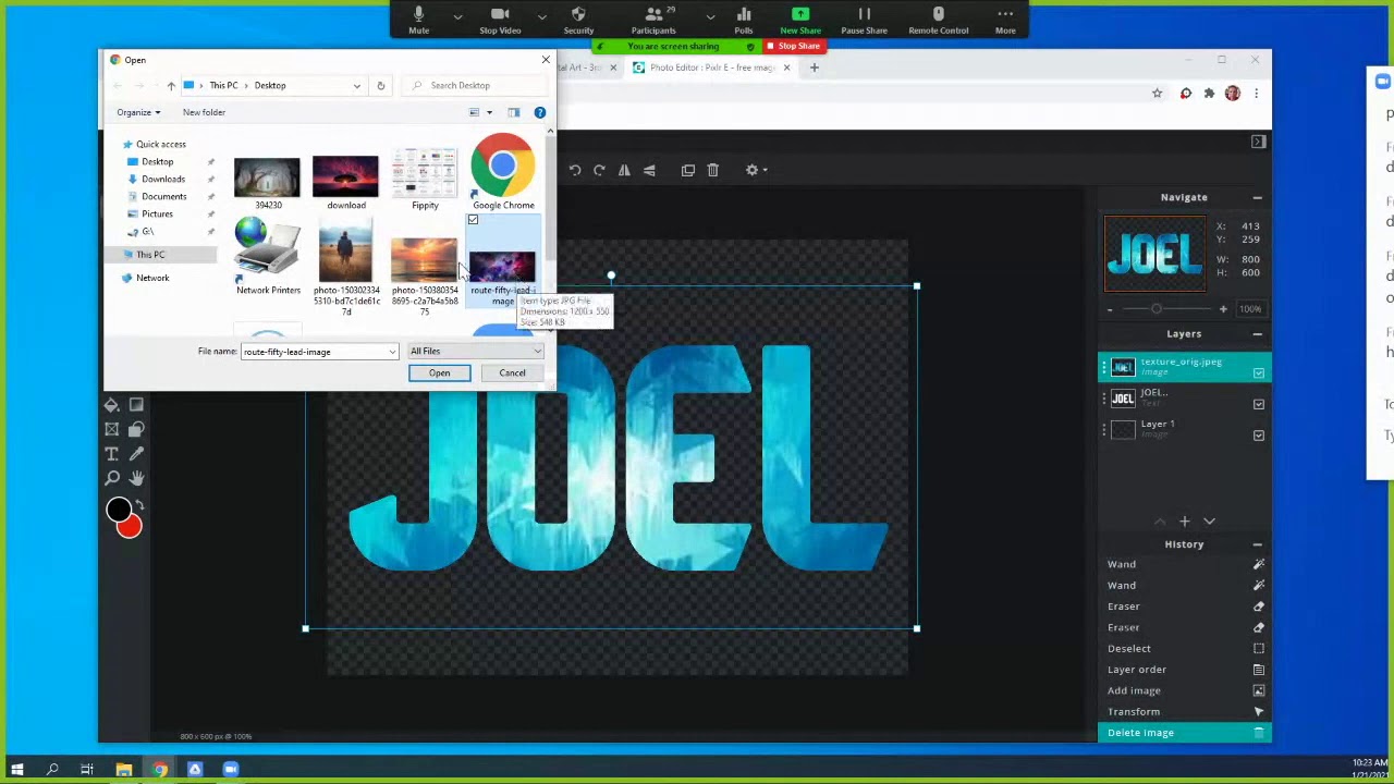 Text Clipping Mask in the NEW Pixlr E