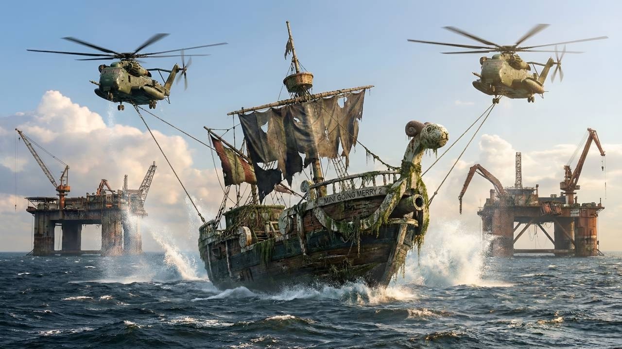 Mini Going Merry 2 Restoration After Years | One Piece ASMR Rebuild
