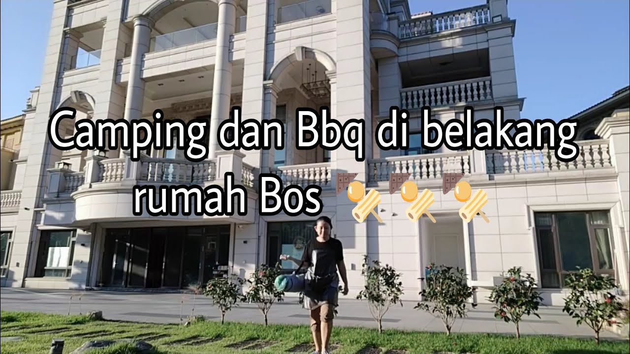 Camping dan Bbq di belakang rumah Bos