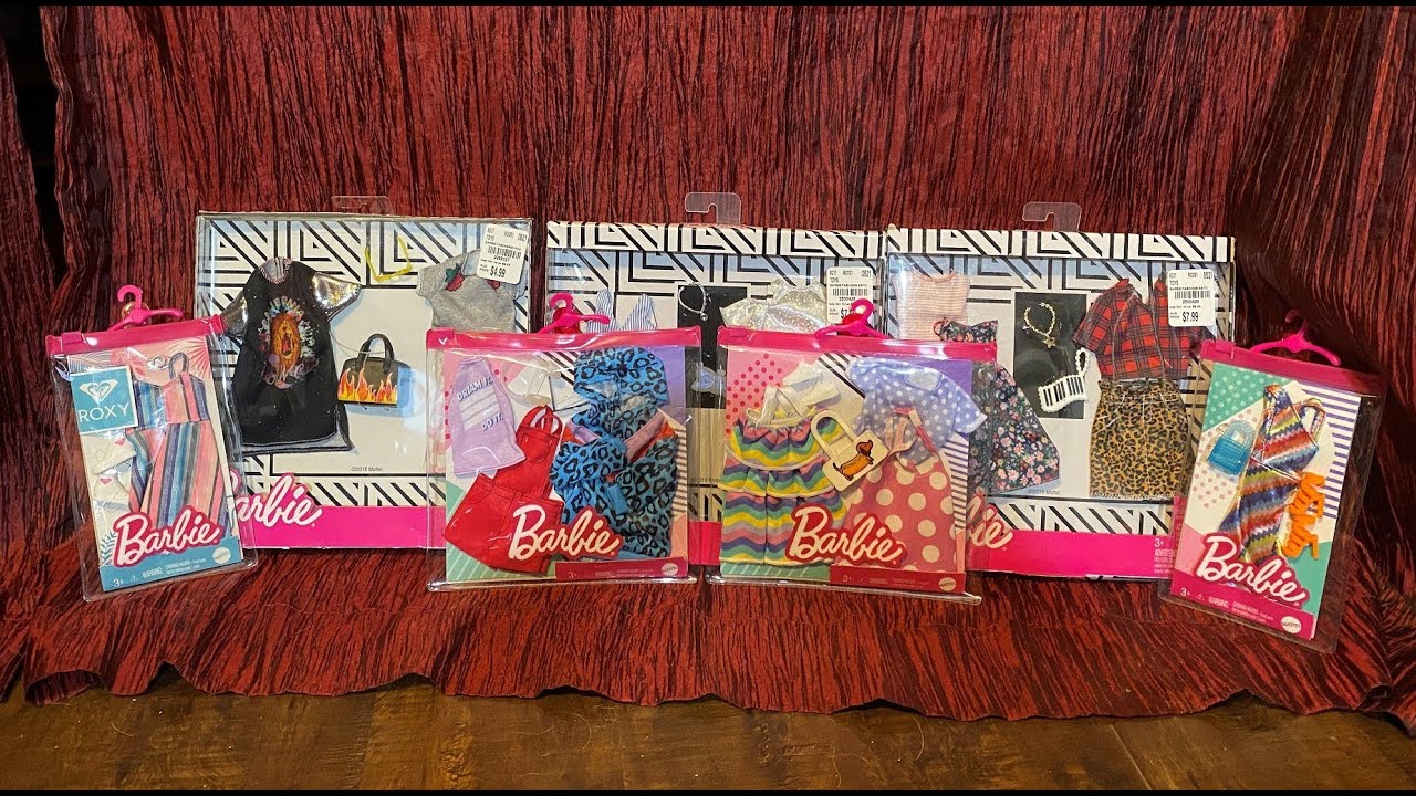 Huge Barbie Fashion Pack Haul and Fashion Show - Who Will Fit What?