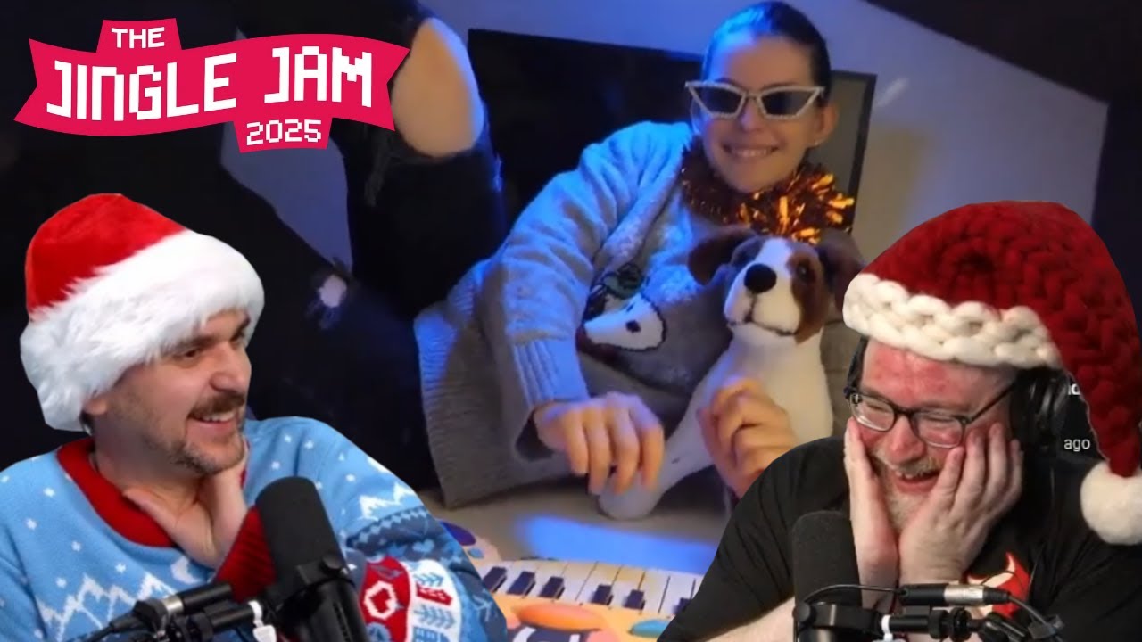 Lewis and Simon are subjected to some Jingle Cats | Yogscast Jingle Jam 2025 Highlights Day 1