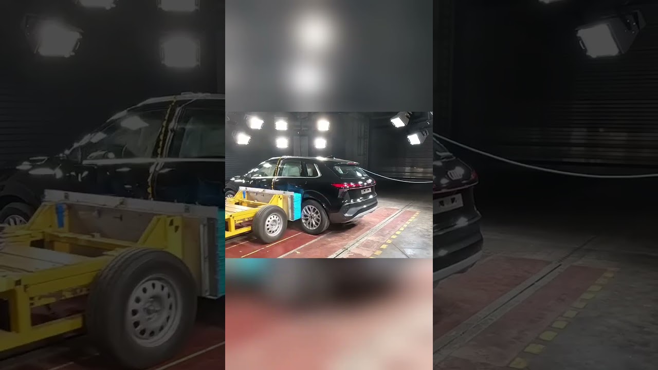 Audi Q3 real-time crash tests #Shorts