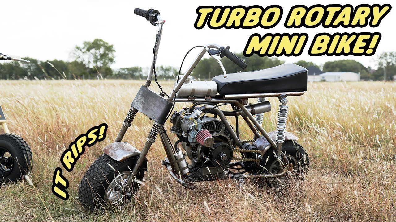 TURBO ROTARY MINIBIKE Makes WAY More Power!
