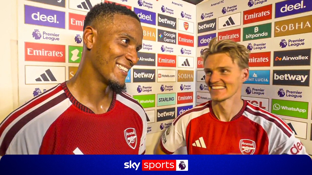 Ezri Konsa and Martin Odegaard FULL post-match reaction to Arsenal win over Chelsea 🔴
