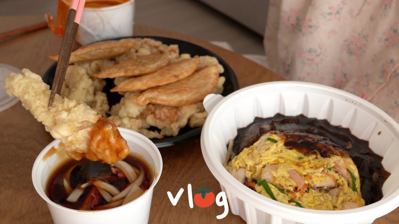 추석 특집..까지는 아니구요 그냥 소소합니다 / 탕수육 + 볶음밥 / 대왕산적, 게살크림크로켓, 단호박스프, 식혜