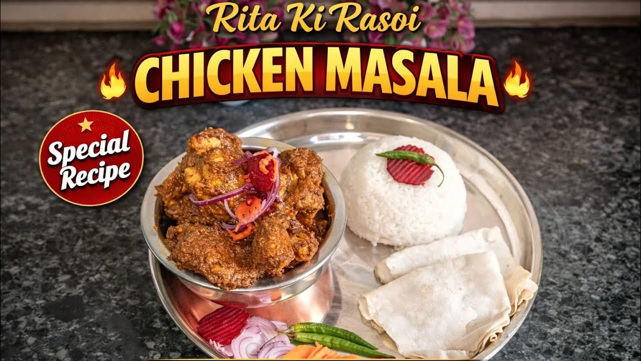 चिकन मसाला बनाने का सबसे आसान तरीका | Chicken Masala Special Recipe #video 