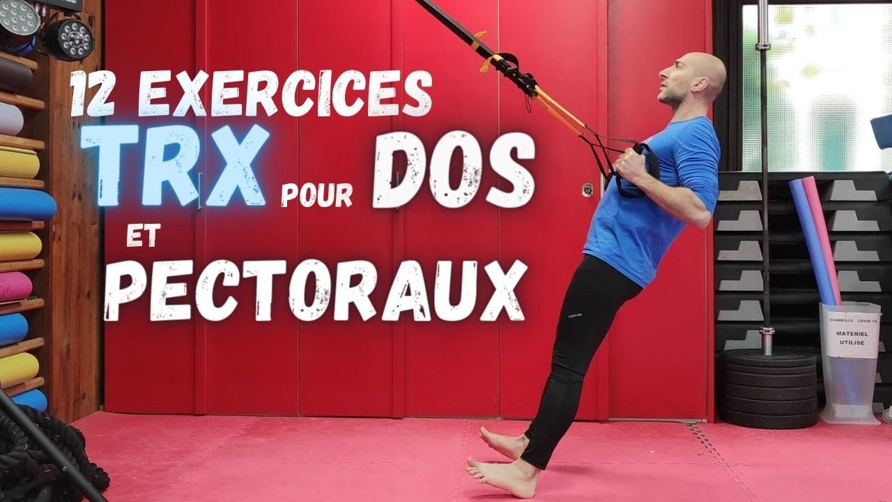 12 exercices TRX pour muscler son dos, ses pectoraux et l'arrière des épaules