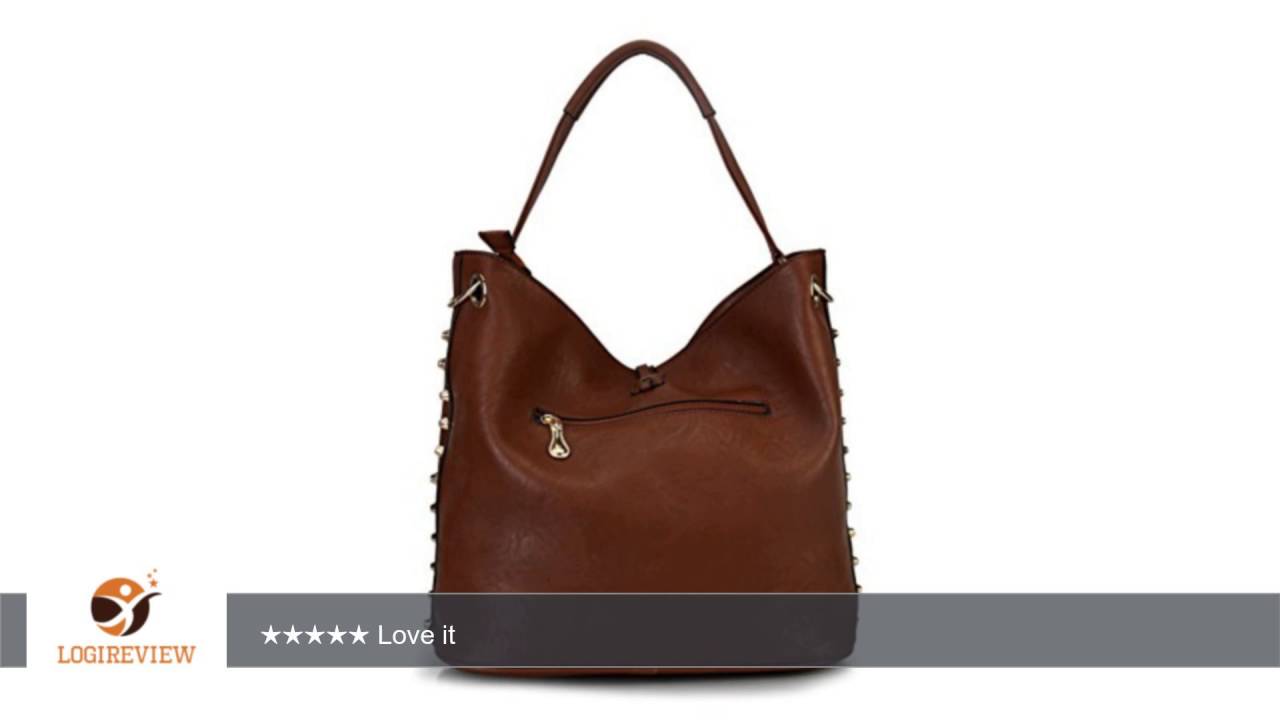 Diophy PU Leather Tote Large Purse Bag WomenS Handbag Accented with Removable Strap MY-3002 MY-3004