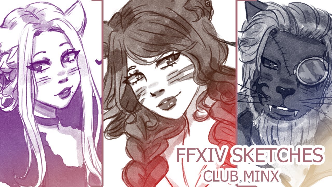 FFXIV Sketches | Club Minx