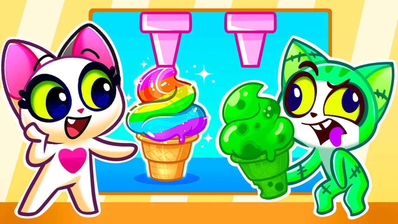 🍨 Mystery Ice Cream! 😱 Kittens Turn Into Silly Zombies 🧟 | Funny Kids Cartoon