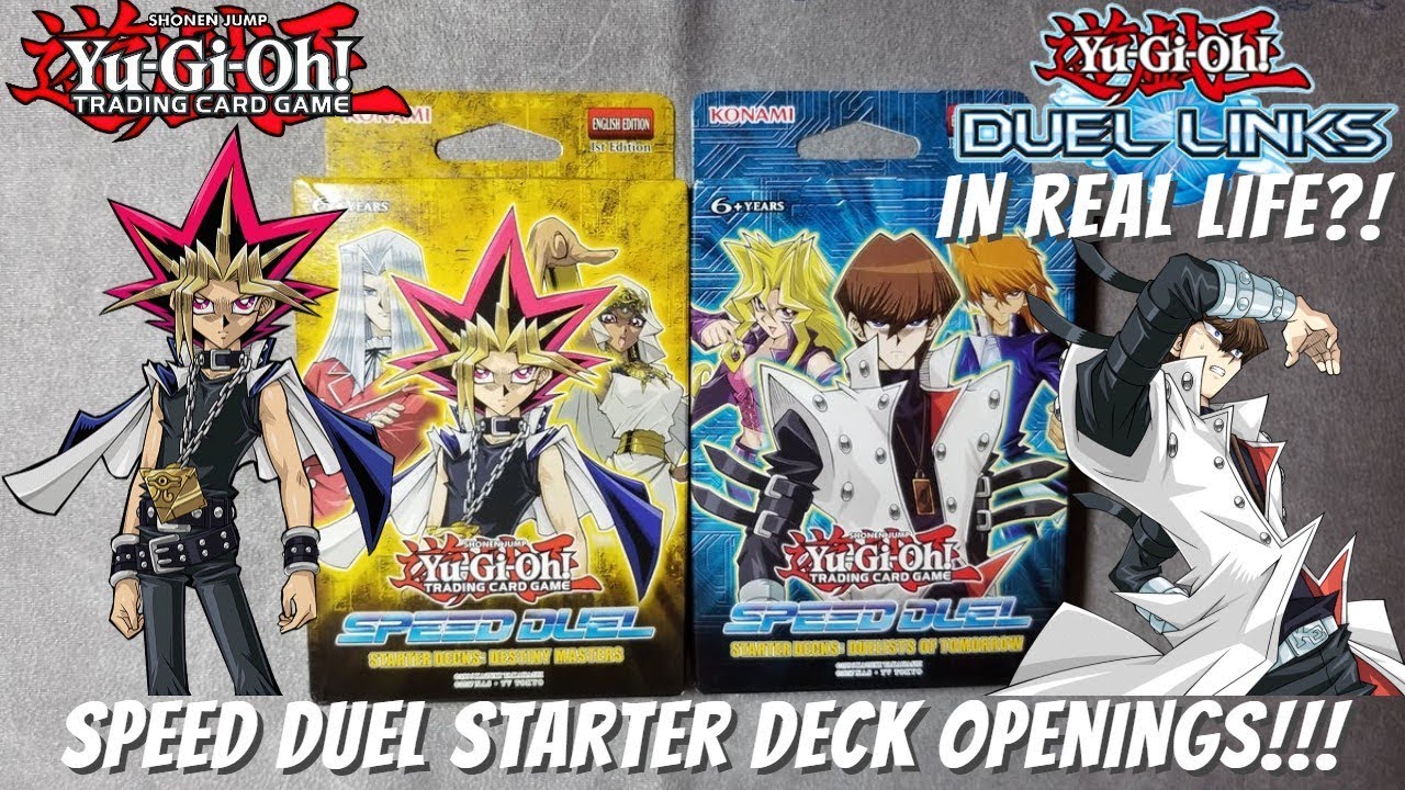 Yugioh Speed Duel Starter Decks: Destiny Masters & Duelists of Tomorrow - DUEL LINKS IN REAL LIFE?!?