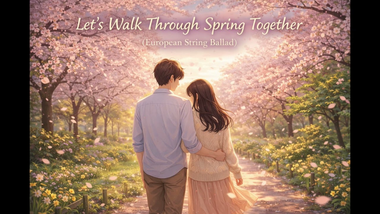 봄날을 같이 걷자 | Let’s Walk Through Spring Together (European String Ballad)