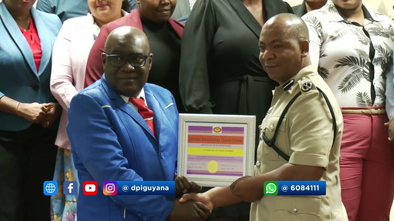 Guyana Police Force Academy is now accredited