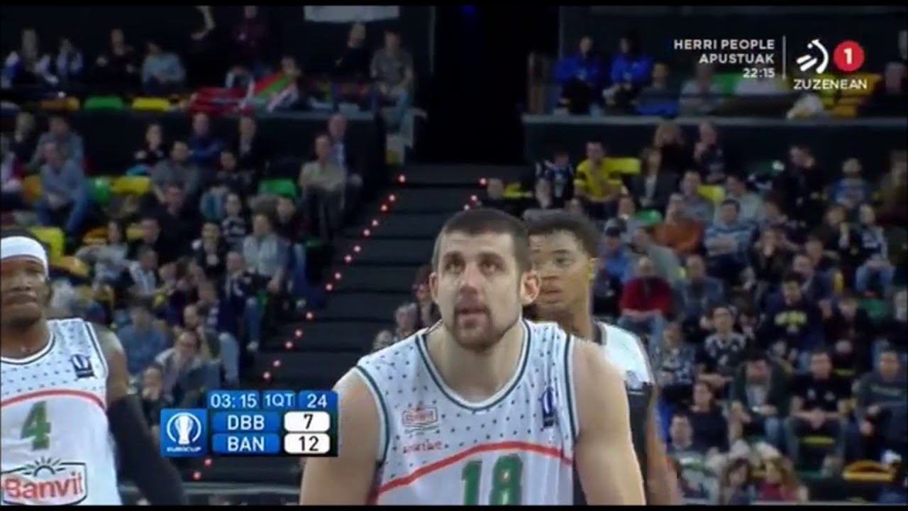 Adrien Moerman | 25 points | Bilbao vs Banvit | Eurocup 2015-16