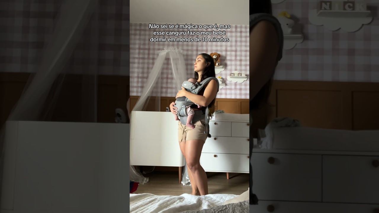 O melhor canguru para beb&ecirc;s! Link nos coment&aacute;rios #enxovaldebebe