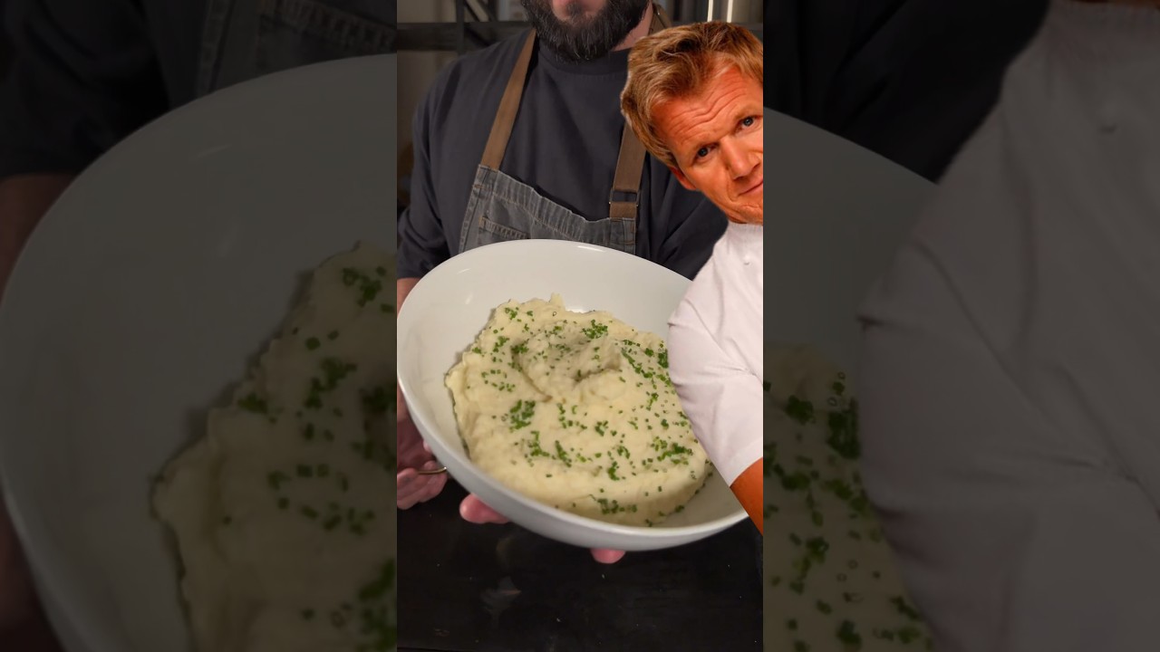 Pur&eacute; de papas 🥔 de GORDON RAMSAY 🇬🇧👨🏻&zwj;🍳
