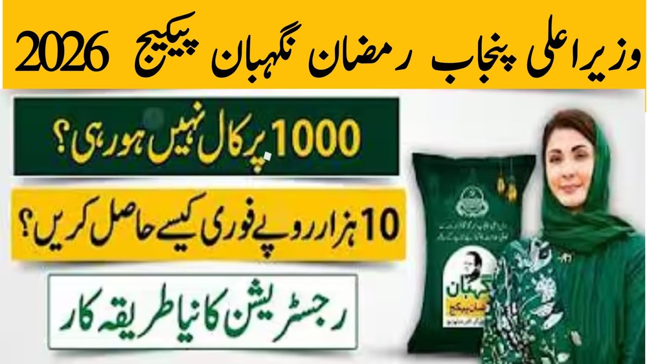 10000 Ramzan Package Apply Karne Ka Tarika | CM Punjab Ramzan Package 2026 |Ramzan Negahban 2026