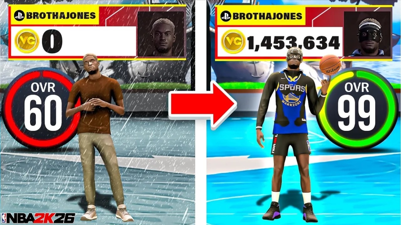 THE BEST WAYS TO EARN VC IN NBA 2K26 ✅ NO MONEY SPENT🔥BEST METHODS!