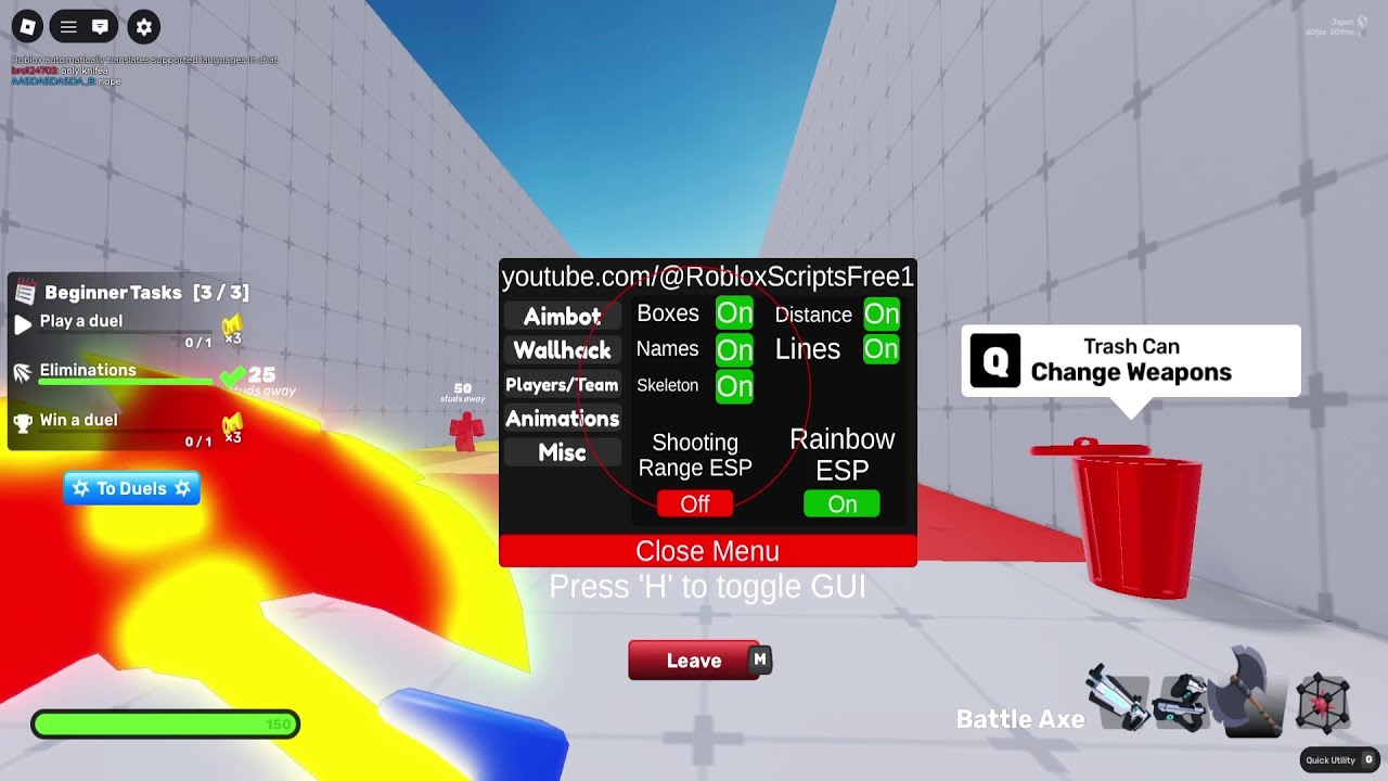 BEST Roblox Rivals Script GUI Aimbot, ESP, Fly Hack