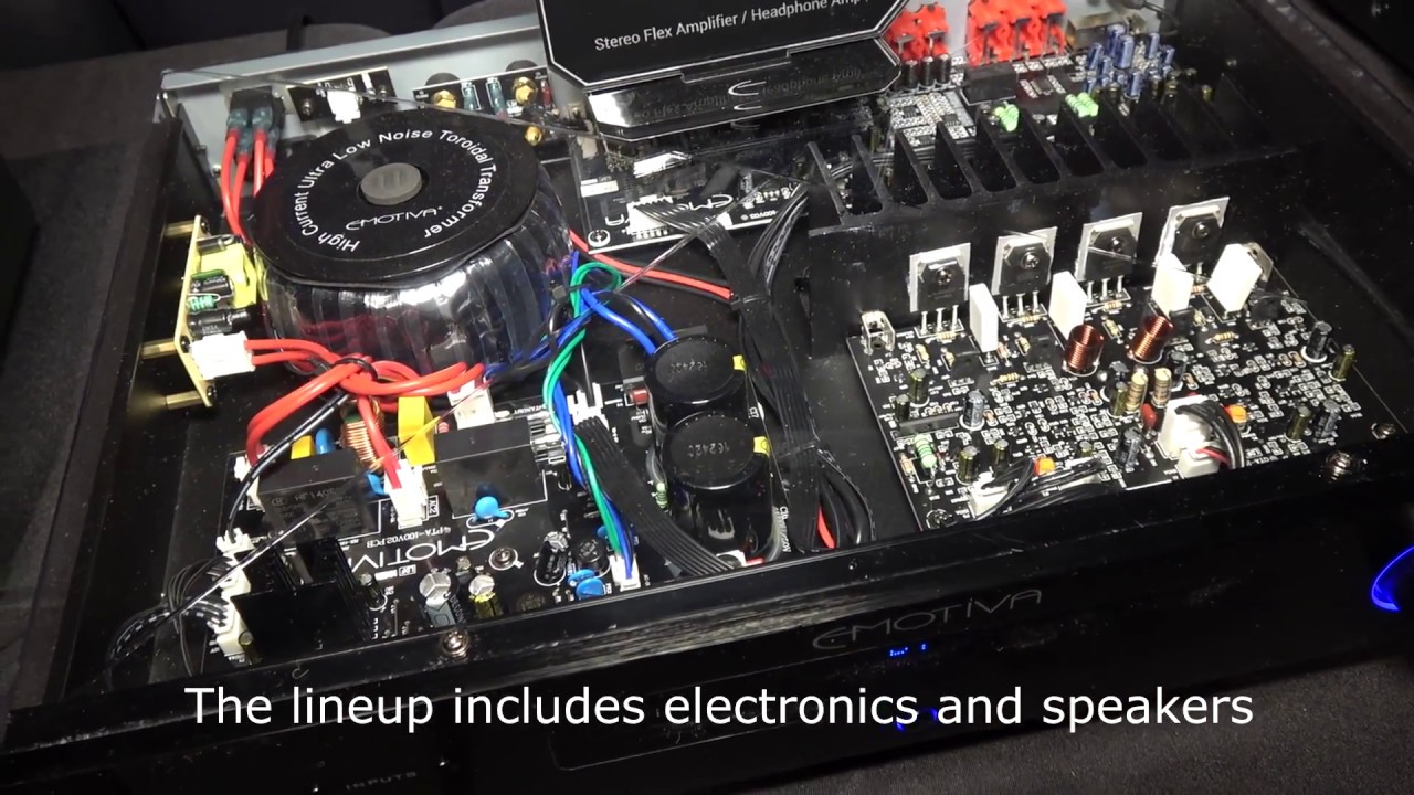 Emotiva BasX Audio Gear at AXPONA 2017