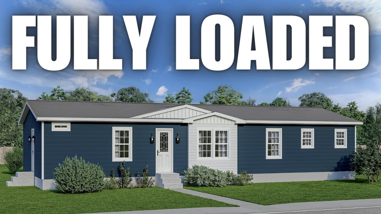 FULL PACKAGE on this new manufactured home including GIANT pantry! Prefab House Tour