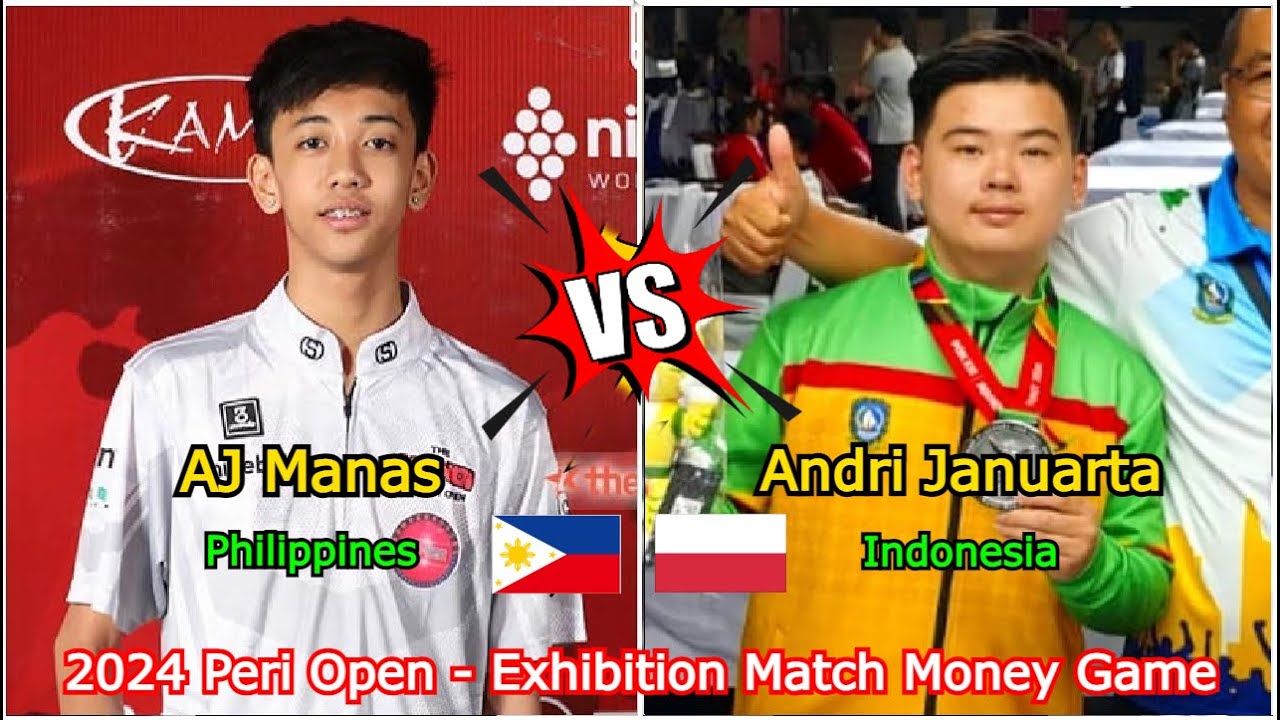 AJ Manas VS Andri Januarta | Peri Open 2024 - Exhibition Match Money Game - Race To 11