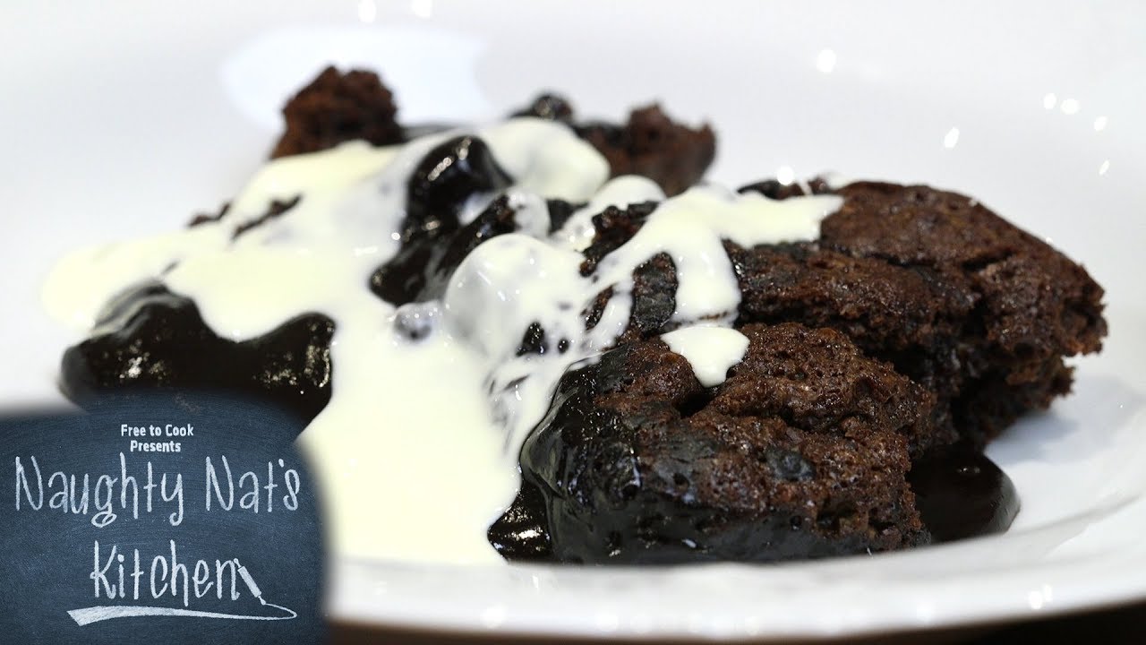 Gluten Free Self Saucing Chocolate Pudding - Naughty Nat's Kitchen
