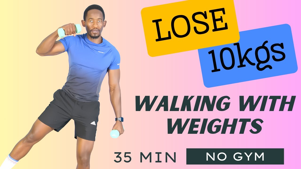 LOSE 10KGS FAST with This 35-Minute Walking with Weights Workout at HOME