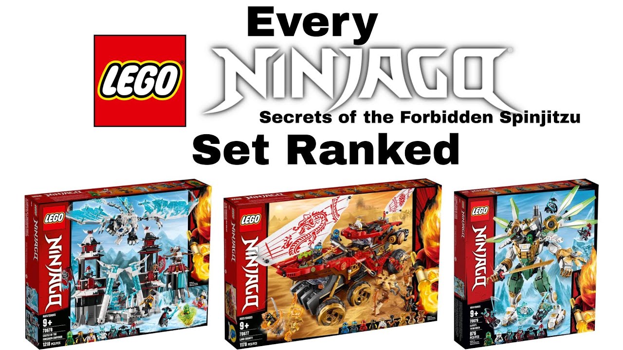 Рейтинг всех наборов LEGO Ninjago Secrets of the Forbidden Spinjitzu (2019)