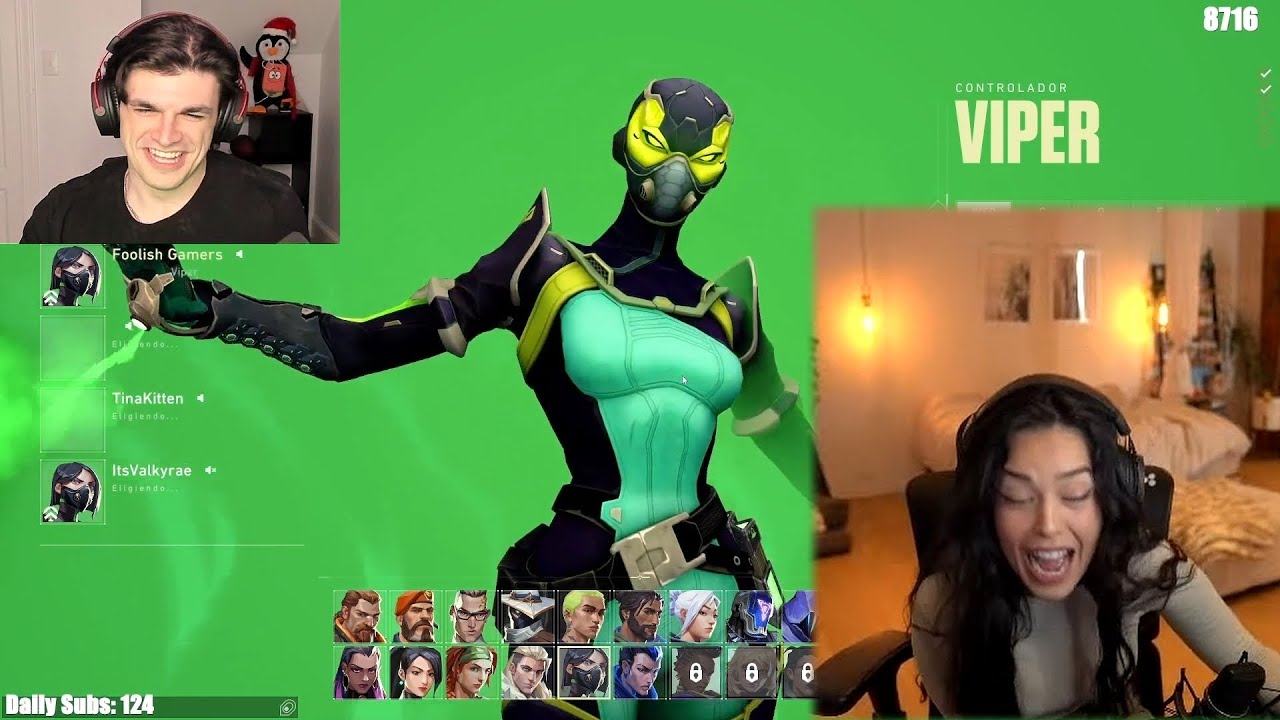 Foolish Insta-locks and Takes Valkyrae's Viper